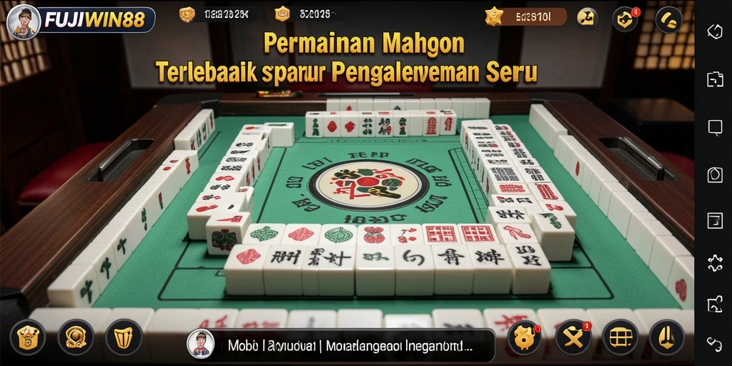 Tampilan menarik dari gameplay Mahjong di FUJIWIN88.