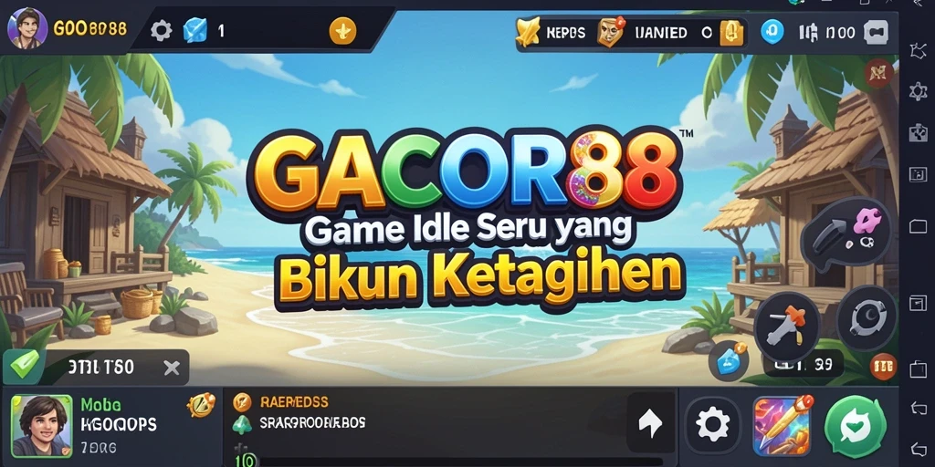 Screenshot gameplay GACOR88 menampilkan karakter yang sedang berkembang.