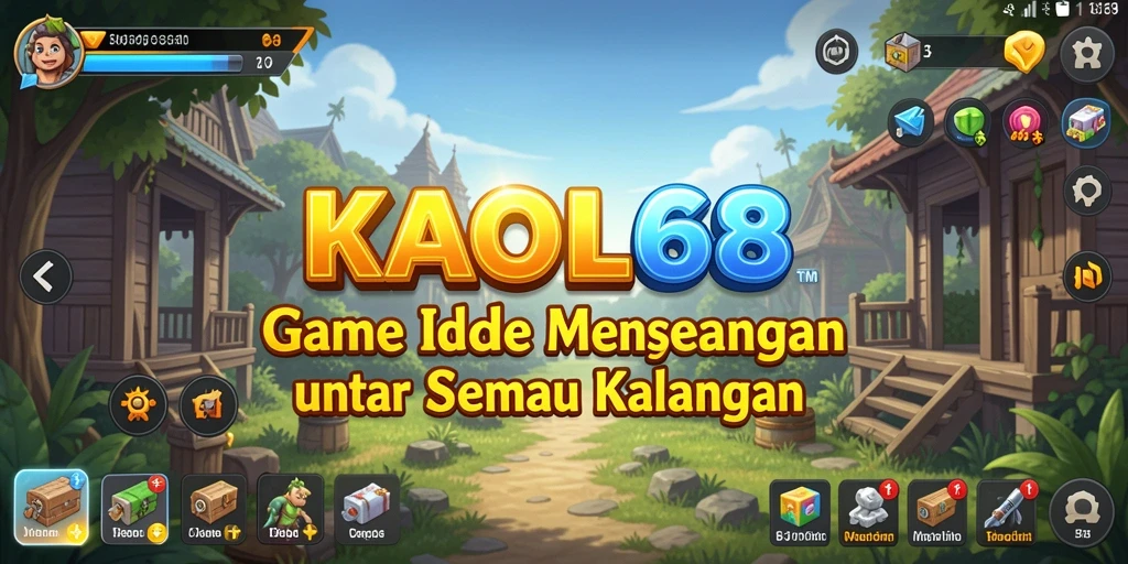 Tampilan gameplay KAOL68 yang menarik dan penuh warna.