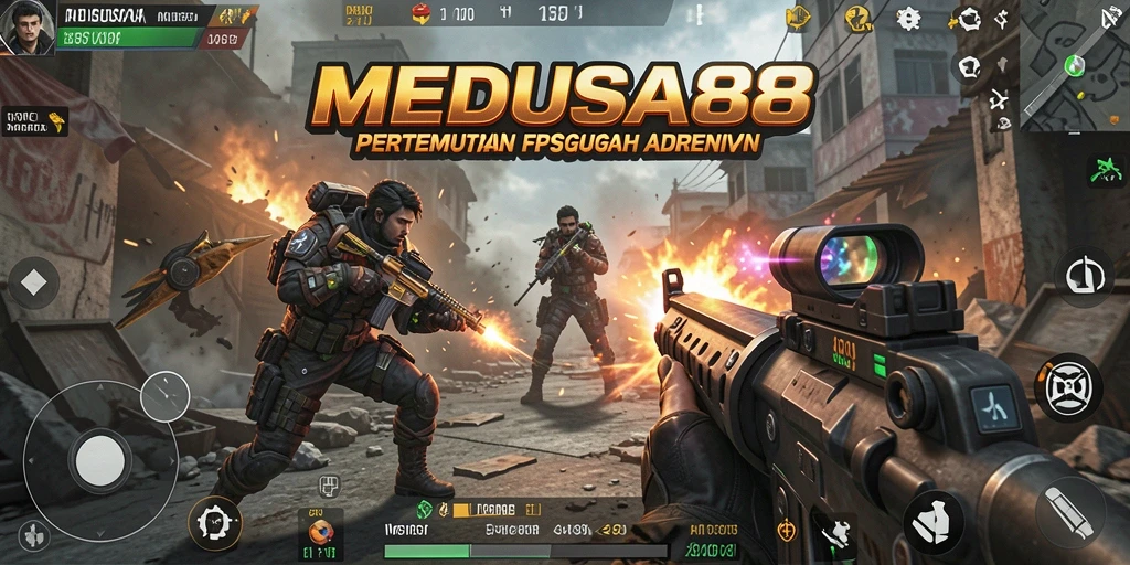 Gameplay <strong>MEDUSA88</strong> dengan grafis dan aksi yang mendebarkan.