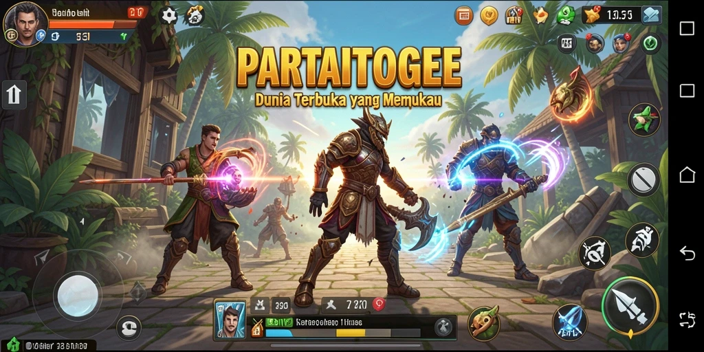 Screenshot yang menampilkan keindahan dunia terbuka PARTAITOGEL.