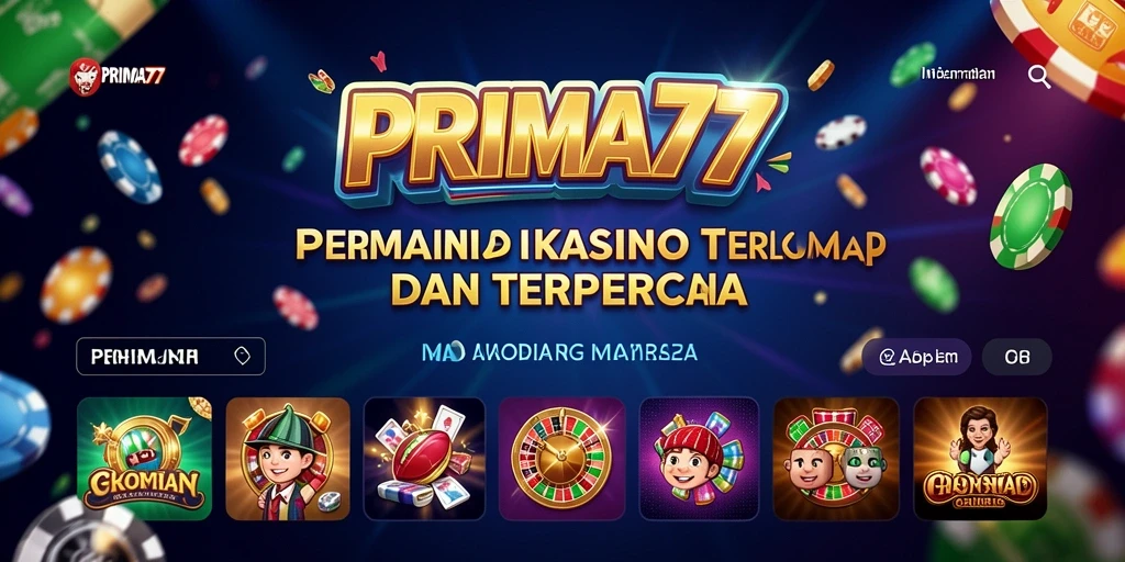 Gameplay seru di PRIMA77 dengan berbagai pilihan permainan kasino.